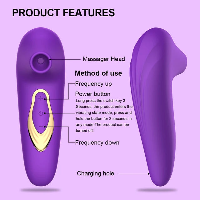 G Spot Clitoris Sucker Vibrator