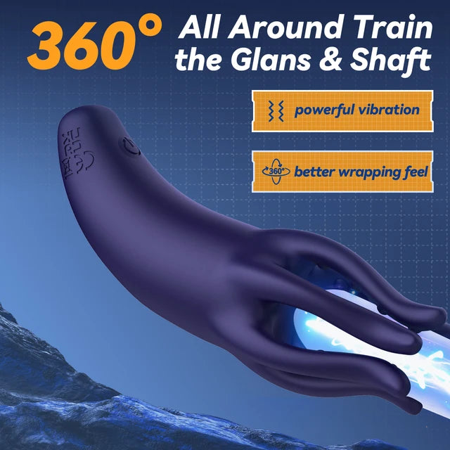 Powerful Soft Fingertip Penis Vibrator
