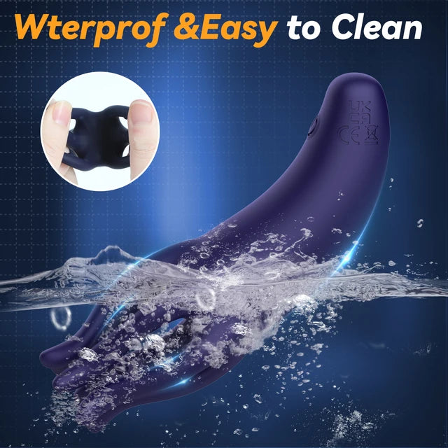 Powerful Soft Fingertip Penis Vibrator