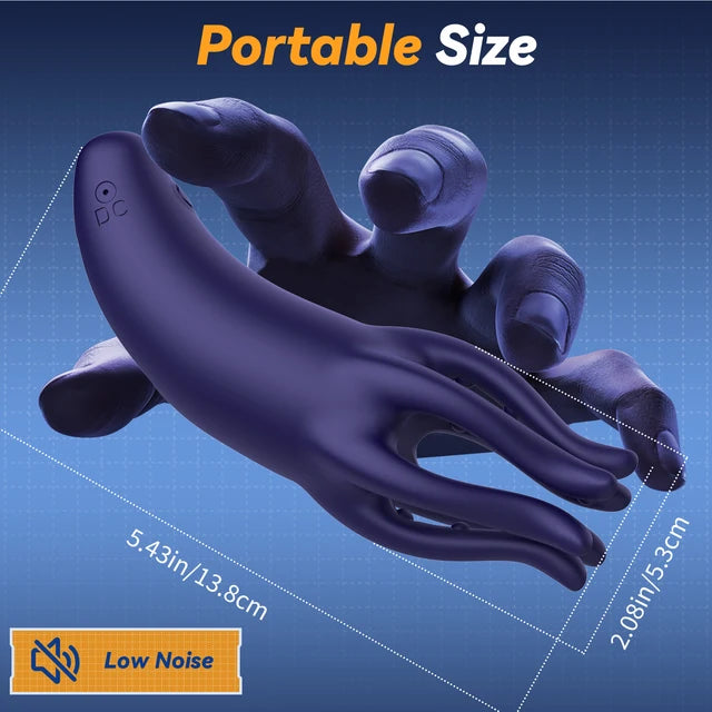 Powerful Soft Fingertip Penis Vibrator