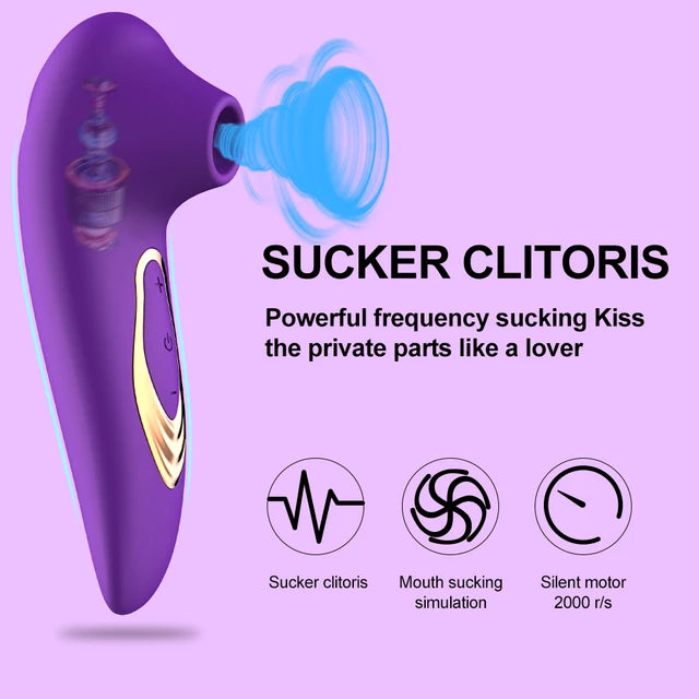 G Spot Clitoris Sucker Vibrator