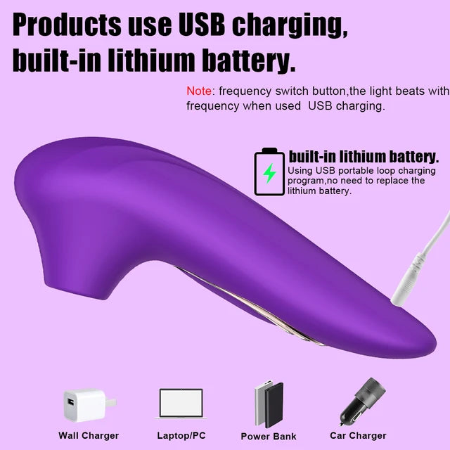 G Spot Clitoris Sucker Vibrator
