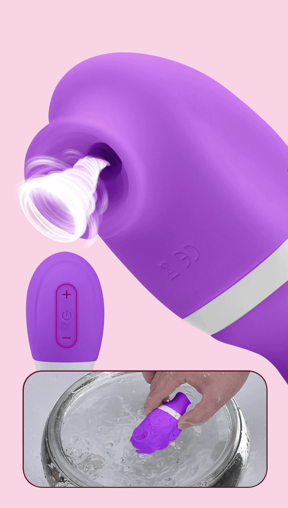 2 in 1 Clit Sucker Vibrator
