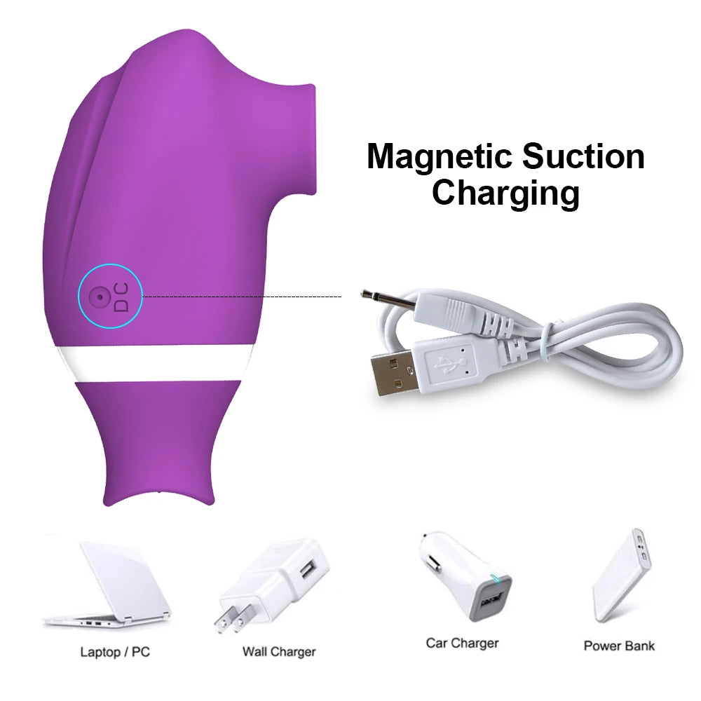 2 in 1 Clit Sucker Vibrator