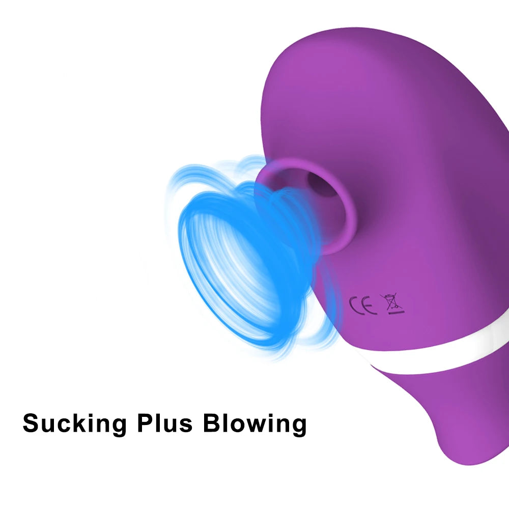 2 in 1 Clit Sucker Vibrator