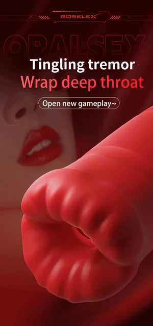 Deepthroat Love Lips Vibrating Masturbator