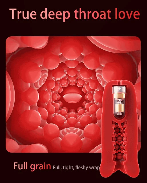 Deepthroat Love Lips Vibrating Masturbator